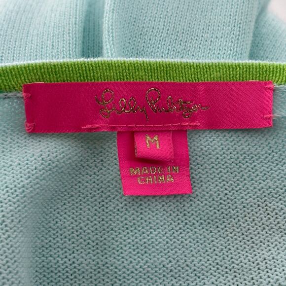 Lilly Pulitzer Whisper Blue Caralynn Sequin Pineapple Sweater - Picture 10 of 12